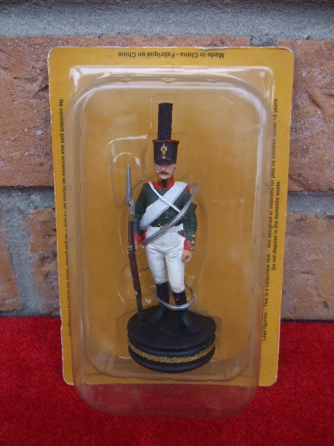 Figurine échecs Altaya - Grenadier De La Garde Russe à Austerlitz (75mm, Plomb Peint, Neuf Sous Blister)