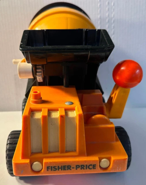 VINTAGE FISHER PRICE Cement Mixer Truck 315 Made in USA 40.00 PicClick