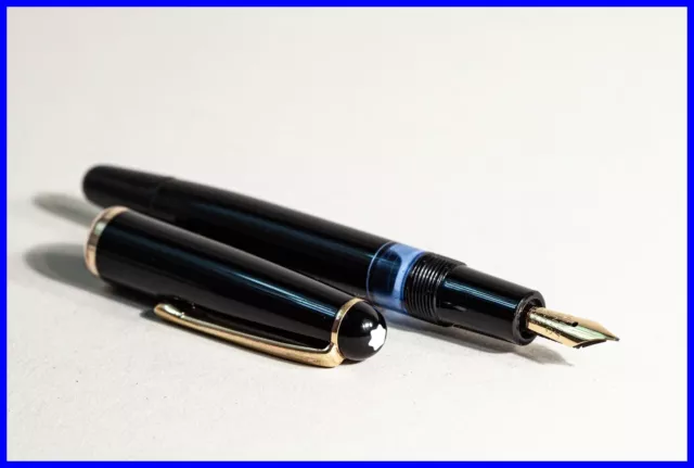 1955 Montblanc 342 Füller mit flexibler FEINER 14C GOLD Feder / Kolbenfüller