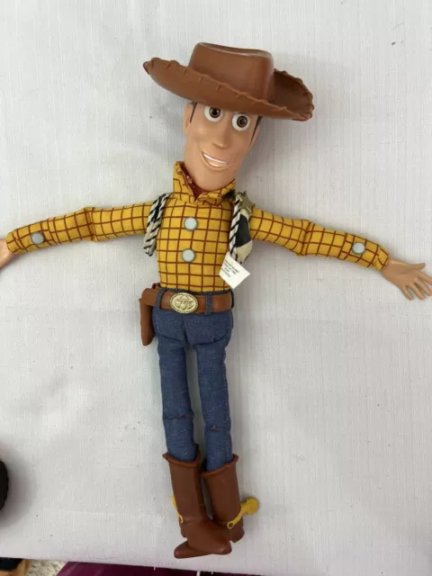 DISNEY TOY STORY 4 Woody Pull String Talking 16 Doll Bonnie WORKS No Hat  $16.99 - PicClick