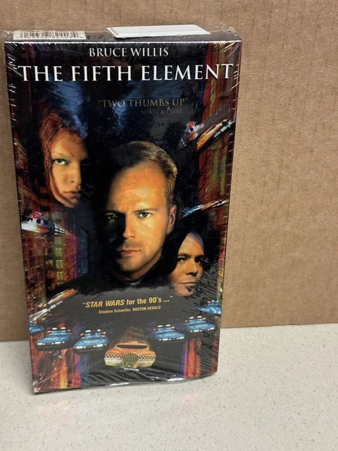 T-shirt Vintage The Fifth Element 1997 Rare Promo - Taille XL, Noir, Coton, Neuf Sans étiquettes