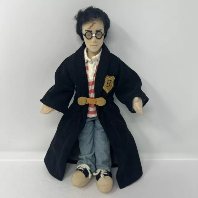 Harry Potter by Gund Soft Plush Stuffed Toy Doll Hogwarts Black Robes/14 Inches