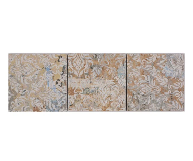 10x bordi a mosaico bordi in ceramica vintage listello decorativo marrone sabbia