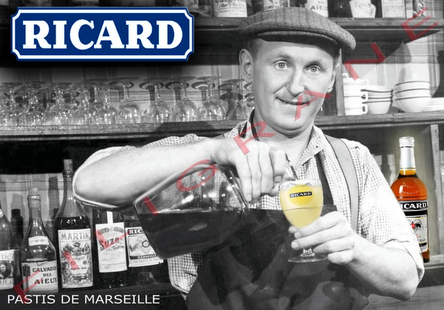 Ricard BOURVIL Pastis de Marseille