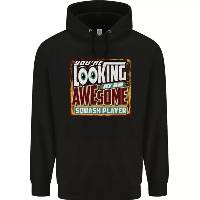 An Awesome Squash Player Childrens Kids Hoodie