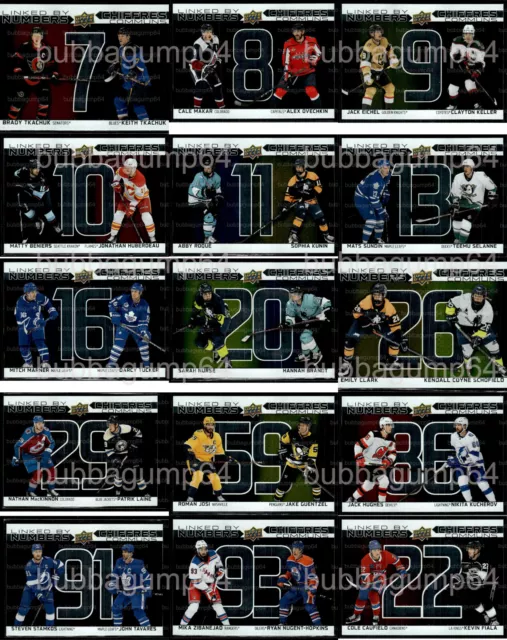 2023-24 Ud Tim Hortons Duos Linked By Numbers  Insert- U Pick - Finish Set Pwhl