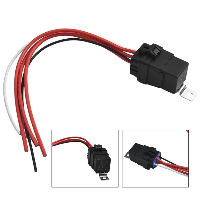 Relais 12 volts 5 broches automobile robuste étanche avec prise élégante