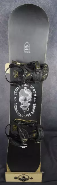 Ride Machete Jr. Snowboard Size 130 Cm With Rome Small Bindings