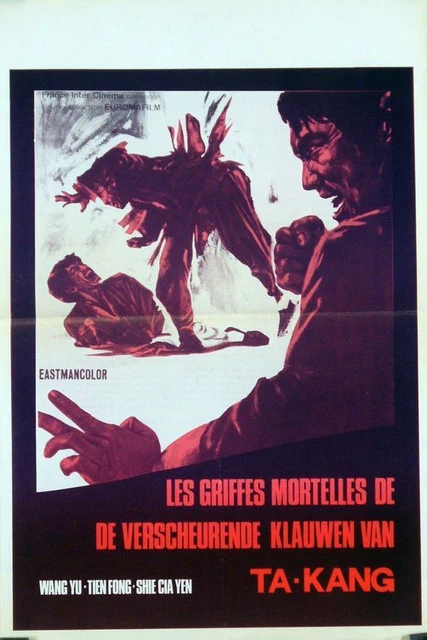 AFFICHE DU FILM GRIFFES MORTELLES DE TA KANG (LES) 40x60 cm EUR 25,00