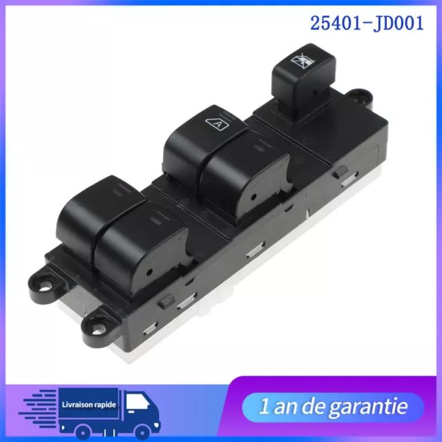 Bouton Commande Lève Vitre Platine pour NISSAN Qashqai Pathfinder MA 25401EB30B