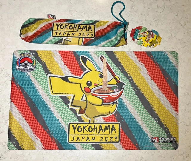 POKEMON WORLD CHAMPIONSHIPS 2023 Yokohama Japan Pikachu Playmat 55.19