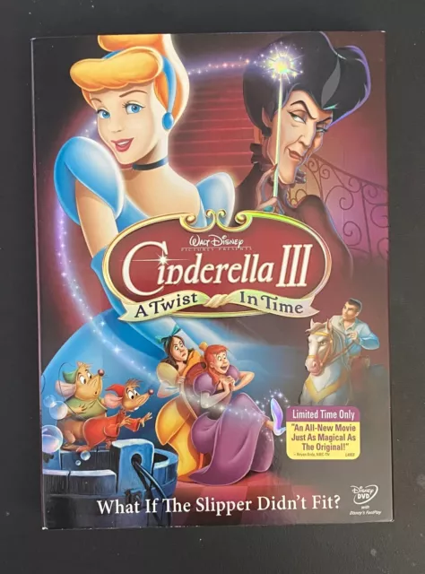 Cinderella 3 III: A Twist in Time (DVD, 2007) w/Slipcover Brand New Sealed