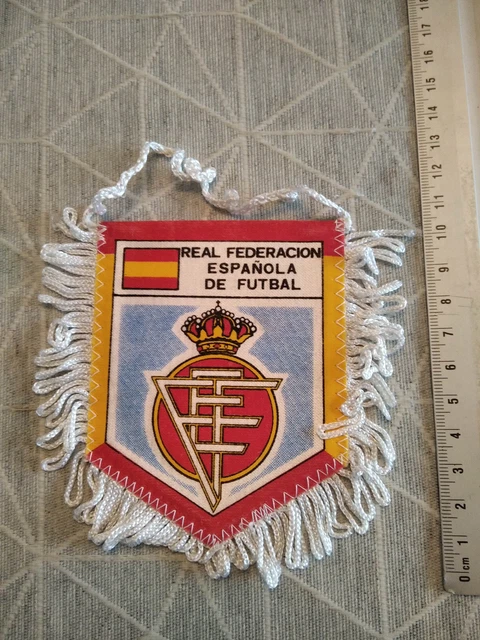 FOOTBALL FANION WIMPEL PENNANT ESPAGNE ESPAÑA FEDERATION NATIONALE ROJA
