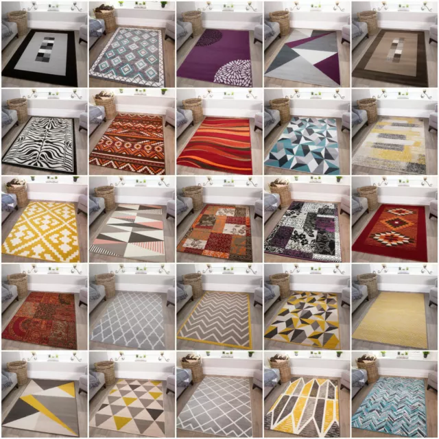 Modern Soft Quality Rugs Small Large Cheap Mats Free Postage Rug