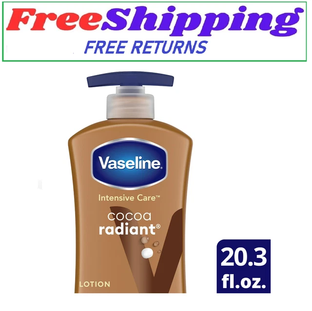 VASELINE INTENSIVE CARE Cocoa Radiant Body Lotion, 20.3 oz 9.60 PicClick