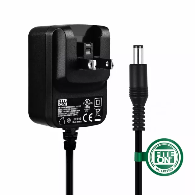 UL 5ft AC/DC Power Adapter For Roland UA-22 Duo-Capture EX USB Audio Interface