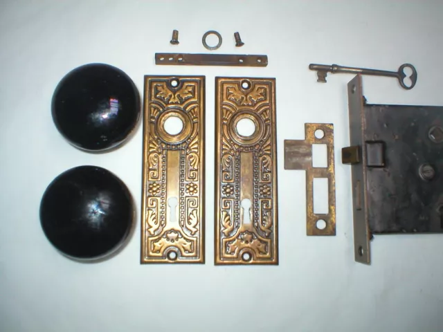 Antique Victorian Era Door Hardware