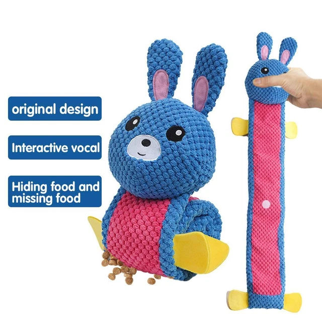 Dog Puzzle Toys Squeaky Plush Snuffle Dog Toy Game Pet Training Foraging T4Q6