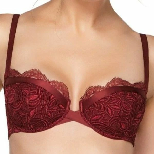 MAISON LEJABY SOUTIEN-GORGE CORBEILLE REMBOURRÉ CRYSTAL en Black | REVOLVE