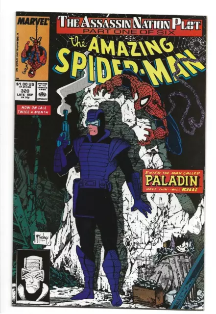 AMAZING SPIDERMAN #320 ( 1989 ) VFN TODD McFARLANE