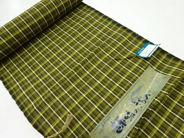 11194# Japanese Kimono / Bolt For Kimono / Woven Grid