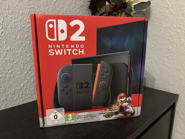 NINTENDO SWITCH 2 Mario Kart World Bundle NEU OVP mit Rechnung EUR 510 ...