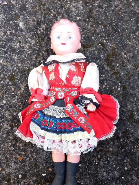Ancien Bébé Baigneur SNF 57 – Poupée En Porcelaine, Fabrication Française, Vintage