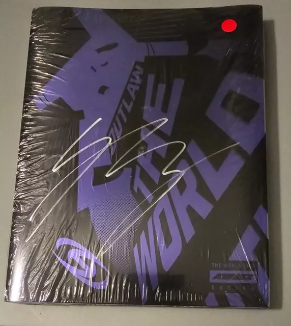 MINGI - SEALED - SIGNED Ateez The World Ep. 2: Outlaw Album Diary Version