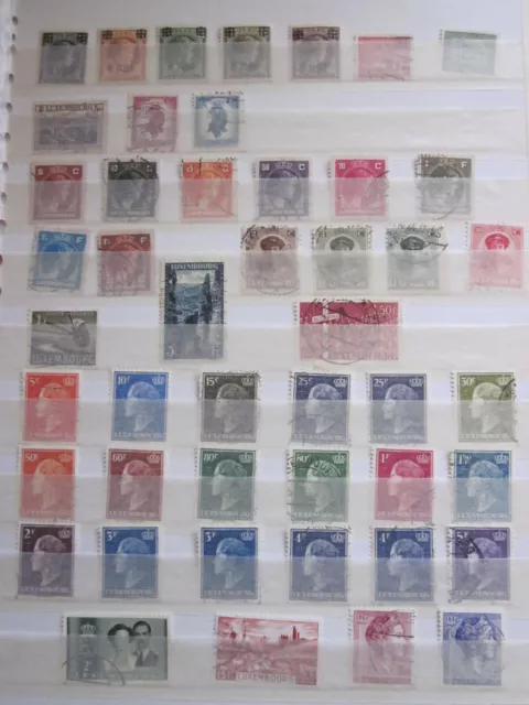 Briefmarken Luxembourg - schöne alte Marken