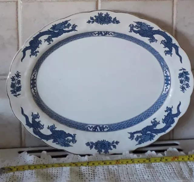 Antique Booths – Chinese "Dragon" pattern Plater c.1900s