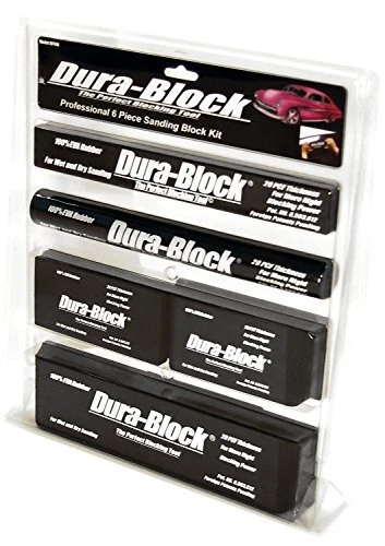 Dura-Block AF44A Black 6-Piece Sanding Block Set