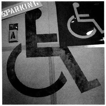 Seymour® Handicap Marking Stencil 24' x 24"