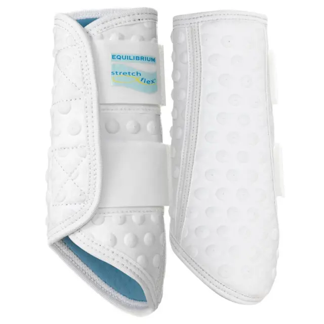 Equilibrium Stretch and Flex Breathable Horse Riding Flatwork Wraps - White