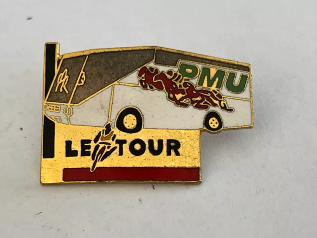 a PINS PIN ENAMEL VELO BICI TOUR DE FRANCE RENAULT SPONSOR PMU