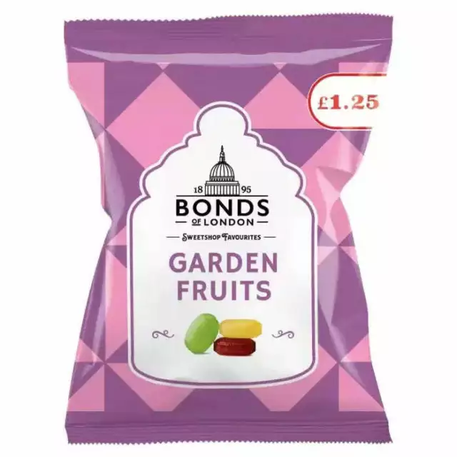 Bonds Garden Fruits Bags 120g - from Giant Bradley's Sweet Shop