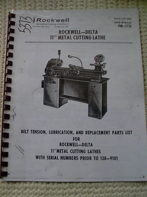 Monarch Lathe Manual - Installation, Operation & Parts Manual For Models AA, BB, C, CK, CY, CU, K, W (Reprint) - View #7