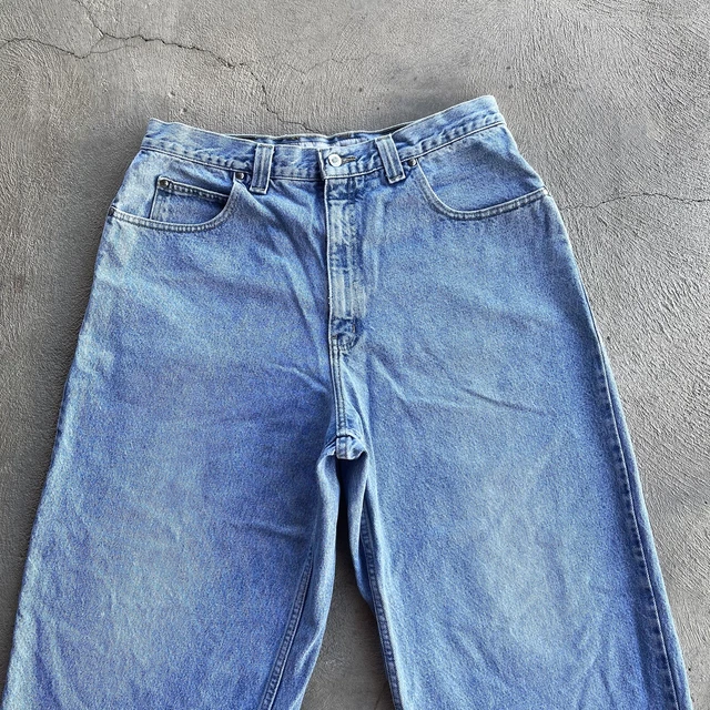 anchor blue baggy jeans