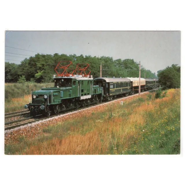 AK Eisenbahn Österreich / BBÖ E-Lok 1100.102 (Krokodil) mit Speisewagen WR 4250