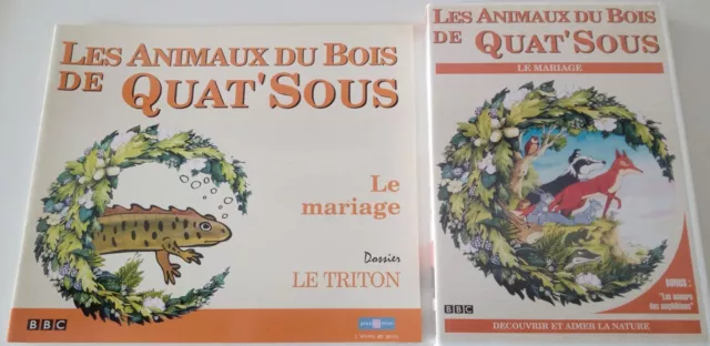 Les Animaux Du Bois De Quat'sous / Le Mariage / Livre + Dvd