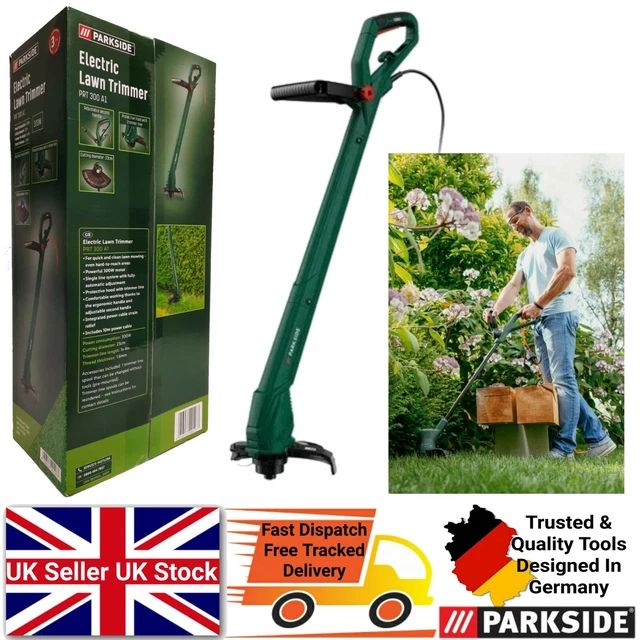 PARKSIDE 300W ELECTRIC Lawn Trimmer Grass Strimmer Edge Cutter String