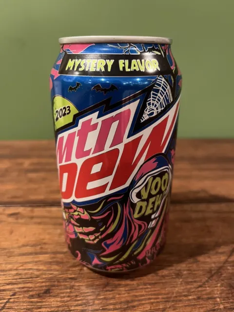 MTN DEW VOODEW 2023-ONE FULL Unopened 12oz Can Limited Edition Mountain Original