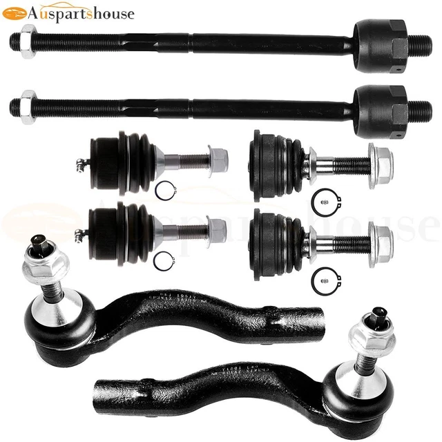 Fits 03-06 Mercury Grand Marquis 8x Ball Joint Tie Rod End Suspension Kit K80141
