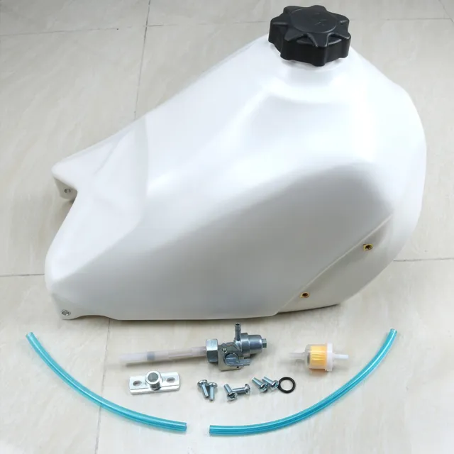 WHITE Plastic Gas Fuel Tank Cap Petcock More For HONDA ATC 350X ALL YEARS