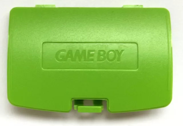 Cache Pile Vert Pomme Kiwi - NEUF - Game Boy Color - Gameboy GBC - Battery Cover