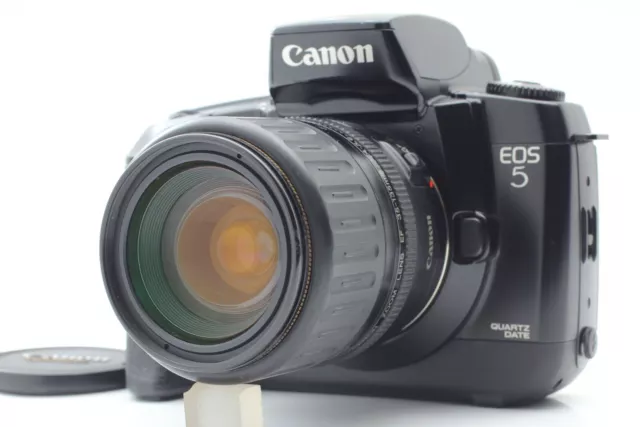 [Exc+5] Cuerpo de cámara de película Canon EOS 5 QD SLR + lente EF 35-135...