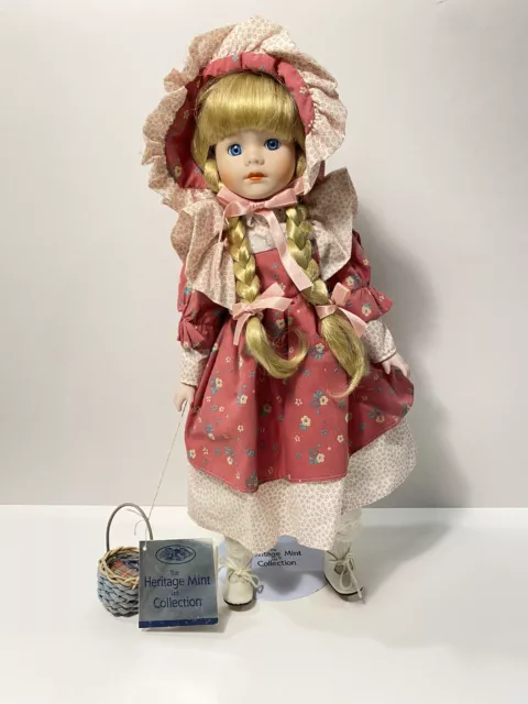 The Heritage Mint Collection Ltd. 16”  Doll 1988-89, Blonde Hair, Blue Eyes
