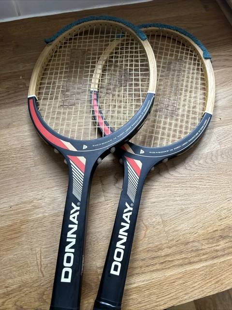 Raquette De Tennis Bois Donnay Continental - Vintage Années 80 - Bon état