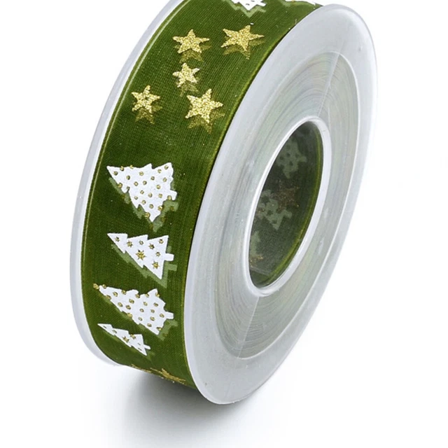 xmas satin ribbons 2x Weihnachten Geschenk Band Urlaub Band Weihnachten Band Url 5