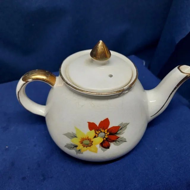 Vintage Gibson Staffordshire England Teapot with Lid