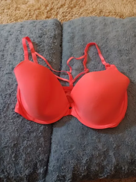 Victoria's Secret Bra 34DD Pink Lined Demi